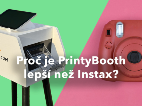 Sdílecí fotobudka vs Instax: proč je PrintyBooth lepší volba